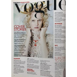 Vogue Fashion Magazine UK March 2010 Alexa Chung
