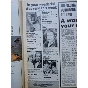 Weekend Magazine 3rd June 1989 Richard Dreyfuss Paul Daniels Debbie McGee