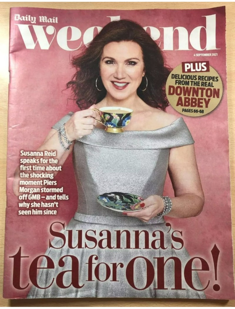 Weekend Magazine 4th September 2021 Moby Susanna Reid Lady Carnarvon Paul O Grady Daniel Mays David Gower