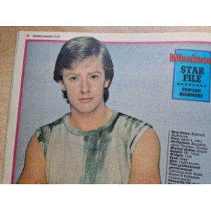 Weekend Magazine 8th September 1987 Cybill Shepherd Angela Rippon Eastenders