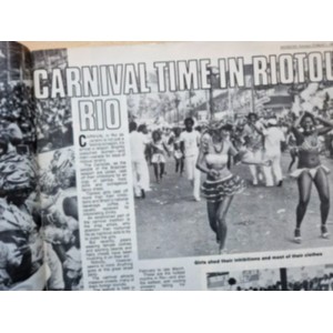 Weekend Magazine 23rd February 1983 Rock Hudson Lee Remick Rio Carnival