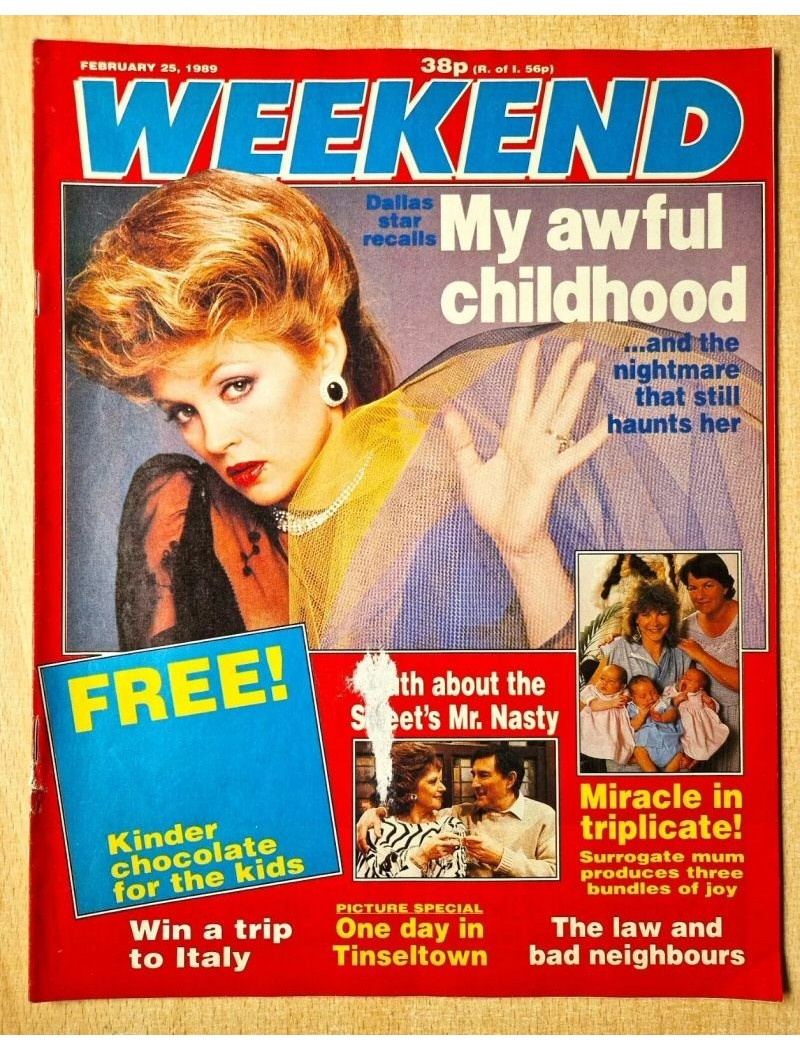 Weekend Magazine 25th February 1989 Charlene Tilton