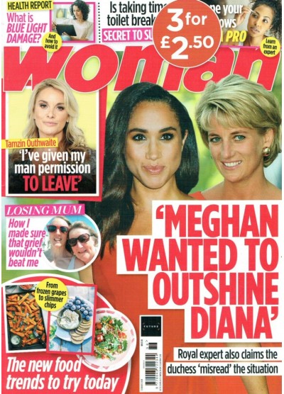 Woman Magazine 31st August 2020 JULIA ROBERTS Tamzin Outhwaite Meghan Markle Amanda Holden