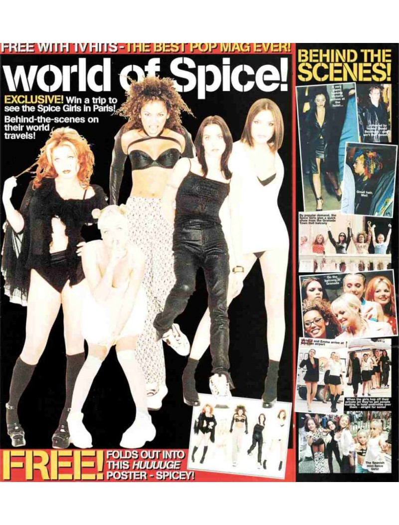 Spice Girls - World of Spice folds out into huge poster Spice Girls - World of Spice folds out into huge poster