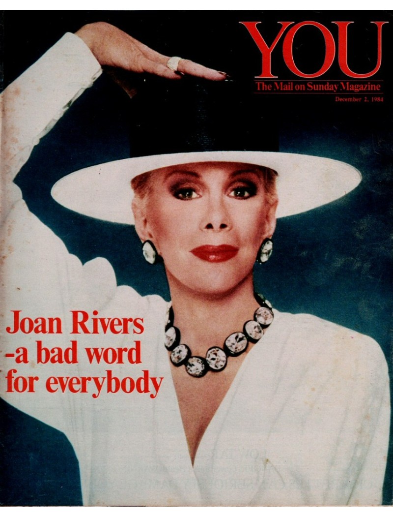 You Magazine 2nd December 1984 Joan Rivers UB40 Janet Suzman Cleo Rocos Robert Wagner Elaine Paige Simon Le Bon