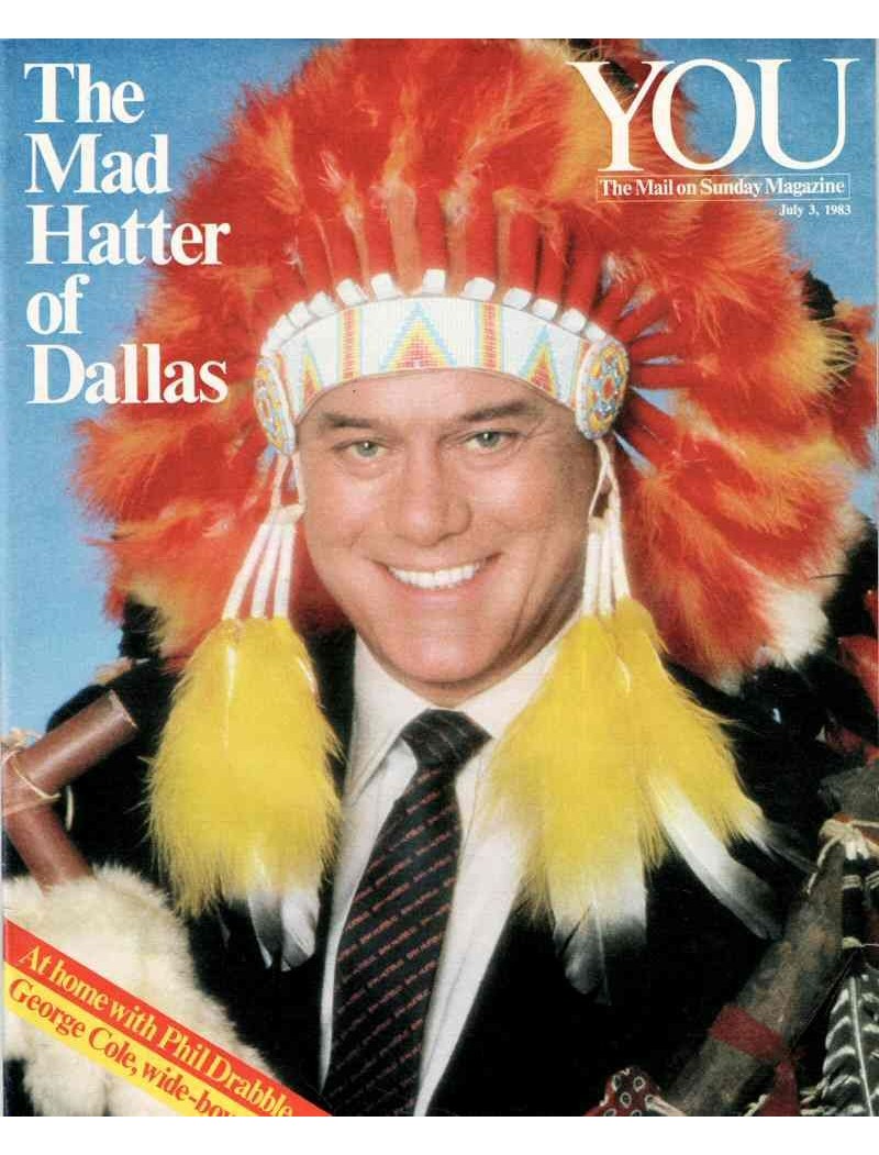 You Magazine 3rd July 1983 Larry Hagman Dallas Janet Ellis Blue Peter George Cole Leonard Nimoy You Magazine 3rd July 1983 Larry Hagman Dallas Janet Ellis Blue Peter George Cole Leonard Nimoy
