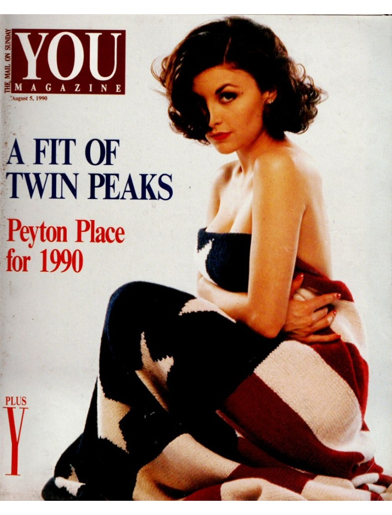 You Magazine 5th August 1990 Twin Peaks Dave Stewart Eurythmics Seiko Jamie Reeves Sherilyn Fenn Parkins
