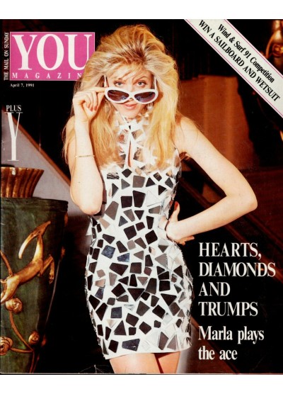 You magazine 7th April 1991 Marla Ann Maples Trump The Bangles Susanna Hoffs Peggy Moffitt