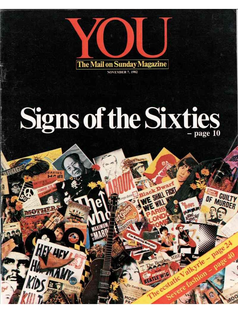 You Magazine - 1982 7th November 1982 Ricky Tomlinson Brookside Sixties Twiggy Mary Quanty Lucille Ball Gwyneth