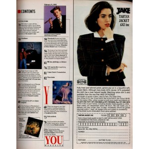You Magazine 9th February 1992 John Fashau Macaulay Culkin Jane Fonda Laura Dern Hanna Hauxwell