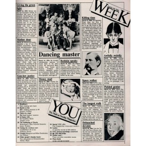 You Magazine 13th March 1983 Brigitte Bardot Gretea Garbo Jean Harlow Phoebe Nicholls