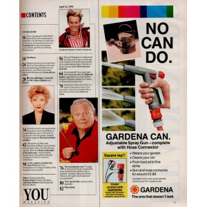 You Magazine 14th April 1991 Jason Donovan Annette Bening Harry Secombe