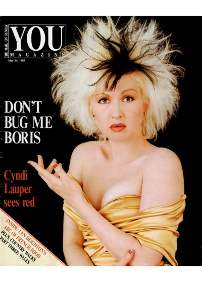 You Magazine 14th May 1989 Cyndi Lauper Bo Derek Karl Lagerfeld