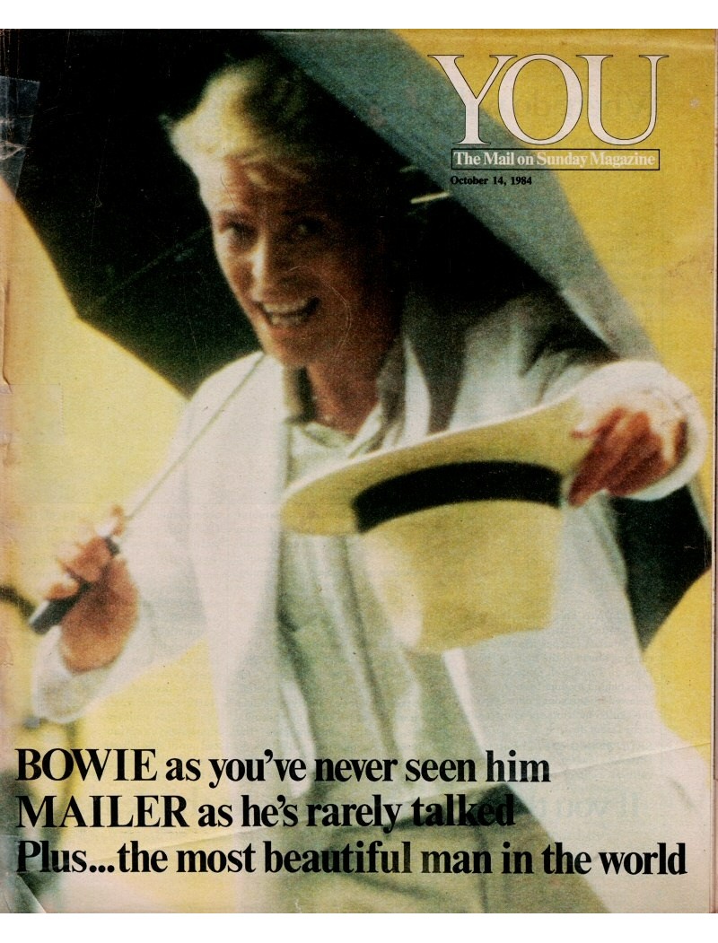 You Magazine 14th October 1984 DAVID BOWIE Peter York Helmut Berger Vauxhall Astra