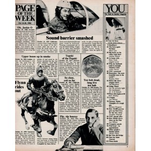 You Magazine 14th October 1984 DAVID BOWIE Peter York Helmut Berger Vauxhall Astra