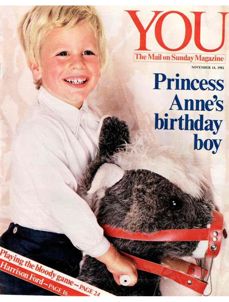 You Magazine - 1982 14th November 1982 Harrison Ford Peter Phillips Duran Duran Barbara Cartland Cheryl Ladd Bardot