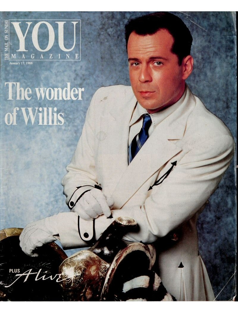 You Magazine 24th May 1987 Bruce Willis Annabel Schofield Dallas Don McCullin Elaine Paige Cher
