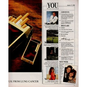 You Magazine 24th May 1987 Bruce Willis Annabel Schofield Dallas Don McCullin Elaine Paige Cher