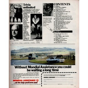 You Magazine 18th May 1986 Tina Turner Marie Helvin Peter Gabriel Lee Majors Cyndi Lauper Mexico