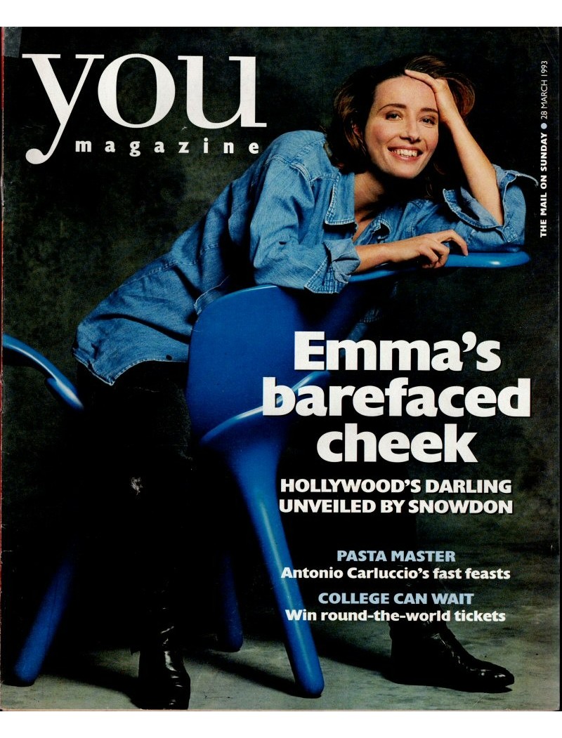 You Magazine 28th March 1993 Emma Thompson