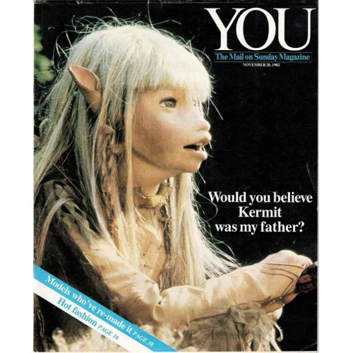 You Magazine 28th November 1982 The Dark Crystal Maudie James Debbie Moore Eric Roberts Tanya Sly Stallone