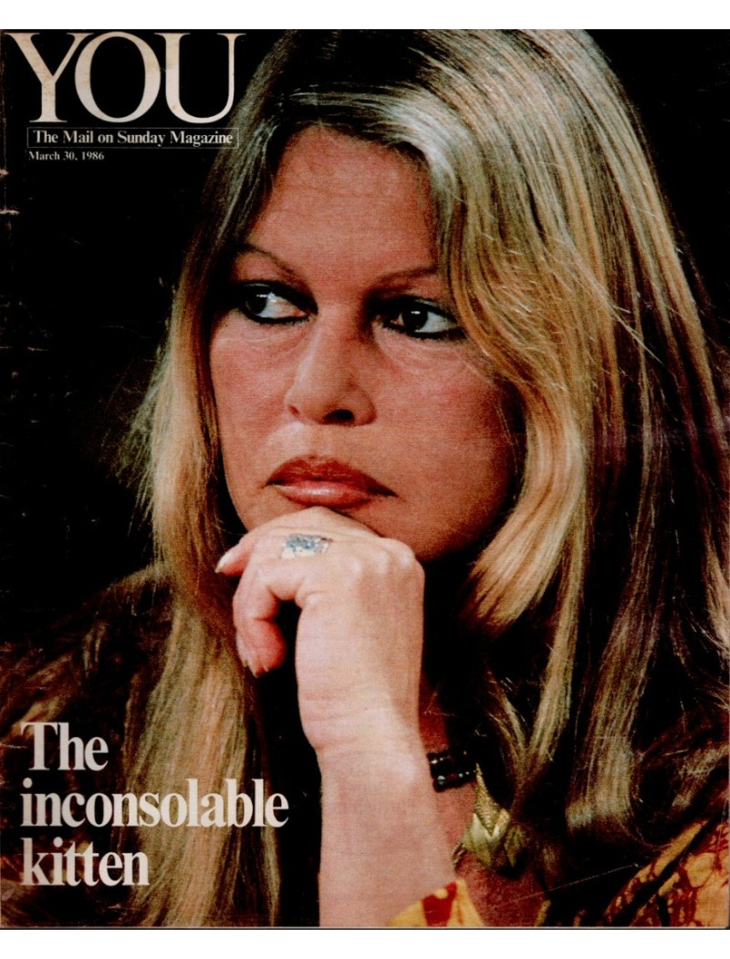 You Magazine 30th March 1986 Brigitte Bardot Simon Le Bon Irina Brook Bob Geldof Steve Strange Paula Yates