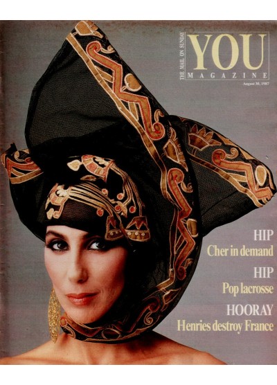 You Magazine 30th August 1987 Cher Matt Dillon Phyllis Logan Goldie Hawn Mariel Hemingway Margot Kidder