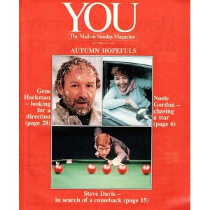 You Magazine - 1982 31st August 1982 Noele Gordon Snooker Gene Hackman Andrew Lloyd Webber Farrah Fawcett