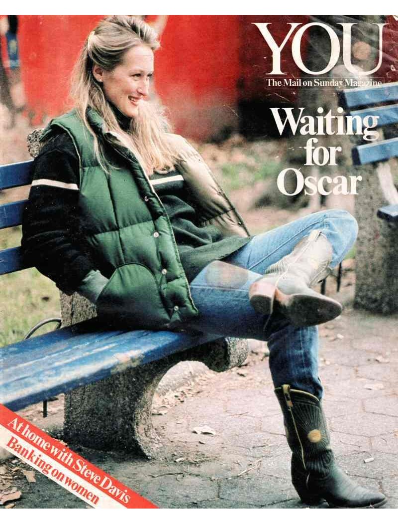 You Magazine 10th April 1983 Meryl Streep Madness Terry Lawless Steve Davis Peter Usitnov with comic
