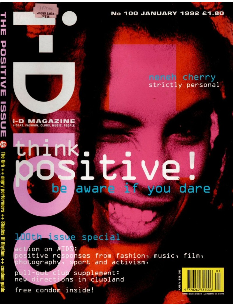 i-D Magazine - Issue 100 - January 1992 Neneh Cherry