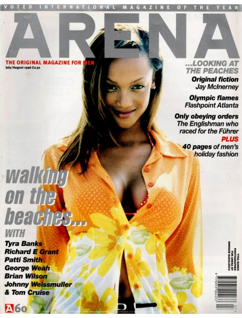 Arena Magazine Issue 60 - July/August 1996 Tyra Banks Arena Magazine Issue 60 - July/August 1996 Tyra Banks