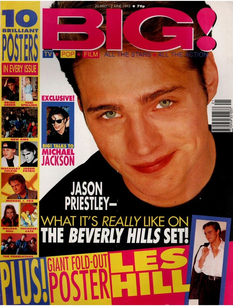 Big Magazine 20th May 1992 Jason Priestley Big Magazine 20th May 1992 Jason Priestley