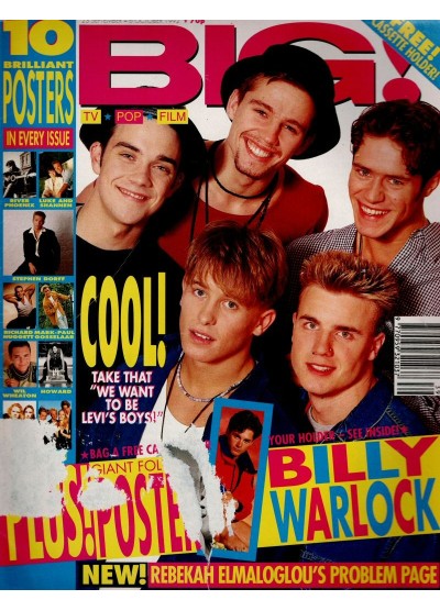 Big Magazine 23rd September 1992 Take That cover