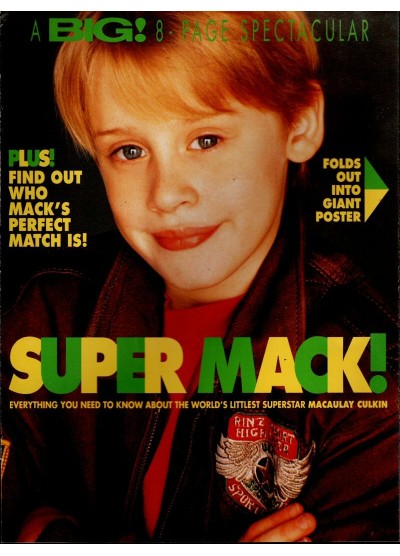 Big Magazine 8 page spectacular - Macaulay Culkin August 1992