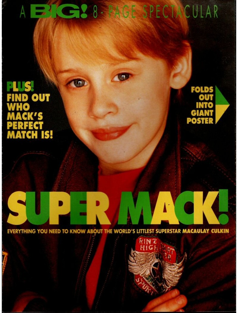 Big Magazine 8 page spectacular - Macaulay Culkin Big Magazine 8 page spectacular - Macaulay Culkin