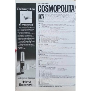 Cosmopolitan Magazine January 1984