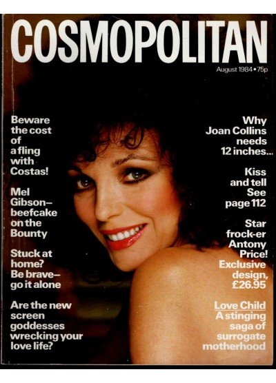 Cosmopolitan Magazine August 1984