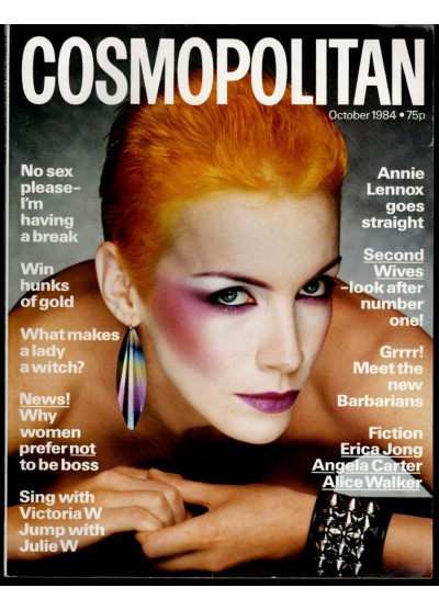 Cosmopolitan Magazine October 1984 Annie Lennox