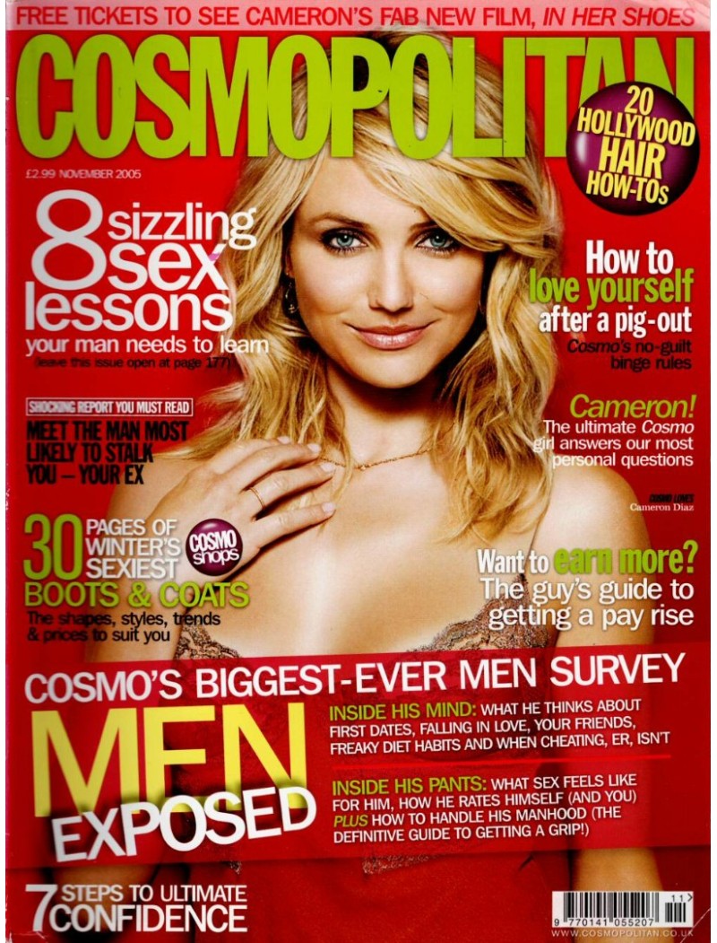 Cosmopolitan Magazine November 2005 Cameron Diaz Cosmopolitan Magazine November 2005 Cameron Diaz