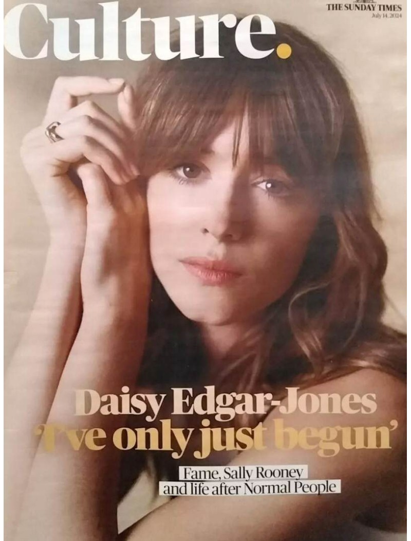 Culture Magazine 14th July 2024 Daisy Edgar Jones Culture Magazine 14th July 2024 Daisy Edgar Jones