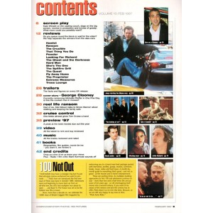 Flicks Magazines 1997 George Clooney John Cleese Batman Julia Roberts Jodie Foster Pierce Brosnan Nicolas Cage