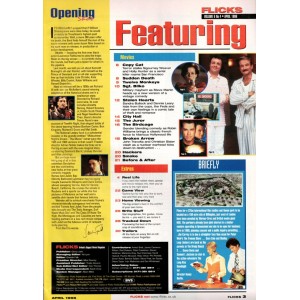 Flicks Magazines x 10 - 1996 Movies Cinema Film Brad Pitt Al Pacino Robin Williams