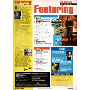 Flicks Magazines x 10 - 1996 Movies Cinema Film Brad Pitt Al Pacino Robin Williams