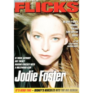 Flicks Magazines 1997 George Clooney John Cleese Batman Julia Roberts Jodie Foster Pierce Brosnan Nicolas Cage