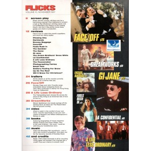 Flicks Magazines 1997 George Clooney John Cleese Batman Julia Roberts Jodie Foster Pierce Brosnan Nicolas Cage