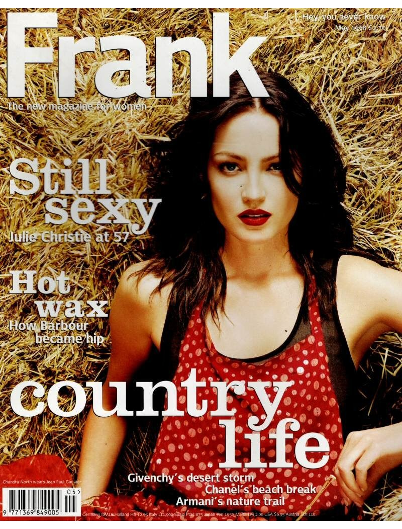 Frank Magazine May 1998 Chandra North Julie Christie