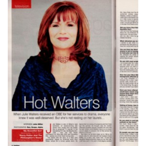 Freetime Magazine 3rd September 2001 NICOLE KIDMAN ATOMIC KITTEN DAVID CASSIDY JULIE WALTERS