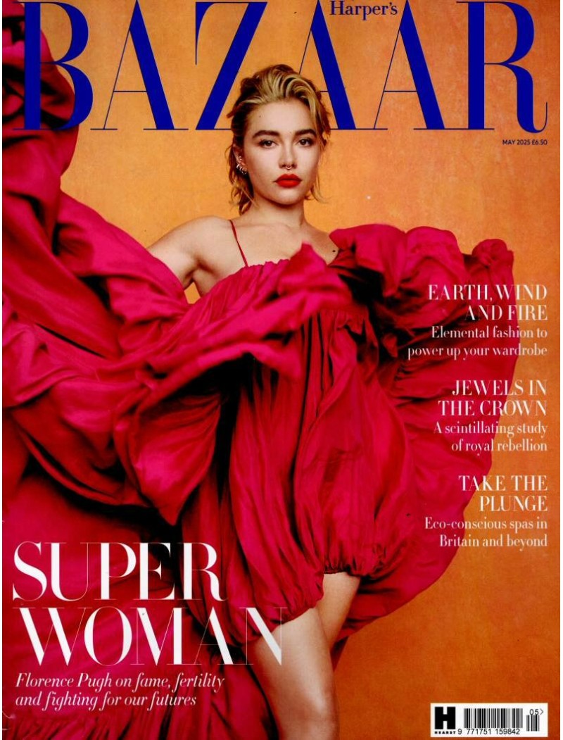 Harpers Bazaar Magazine May 2025 Florence Pugh
