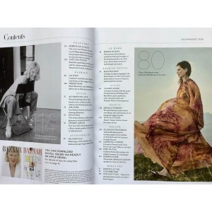 Harpers Bazaar Magazine July/August 2025 Pamela Anderso