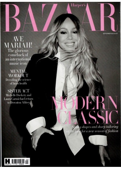 Harpers Bazaar Magazine September 2025 Mariah Carey
